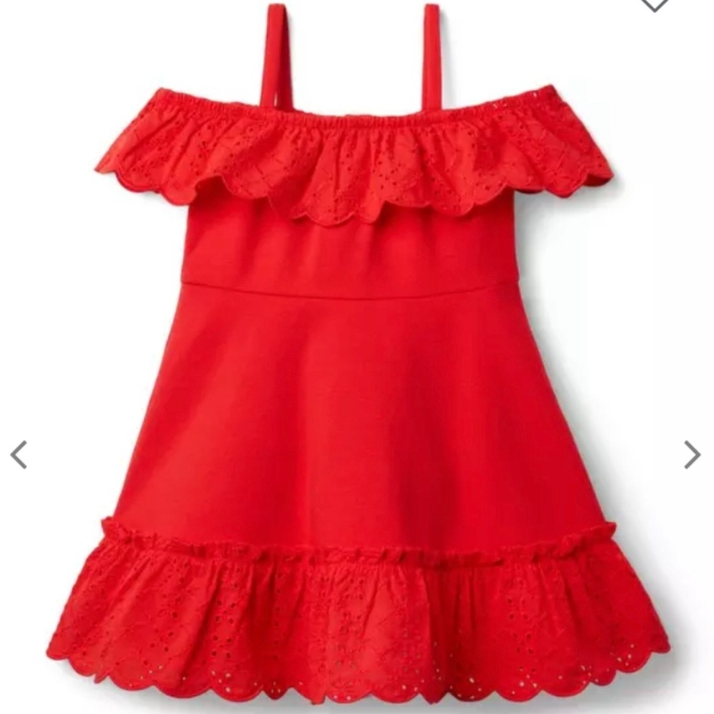 Janie & Jack Ponte Eyelet dress